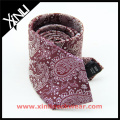 Chinese Manufacturer Men Handsome Designer Brown Paisley Ties